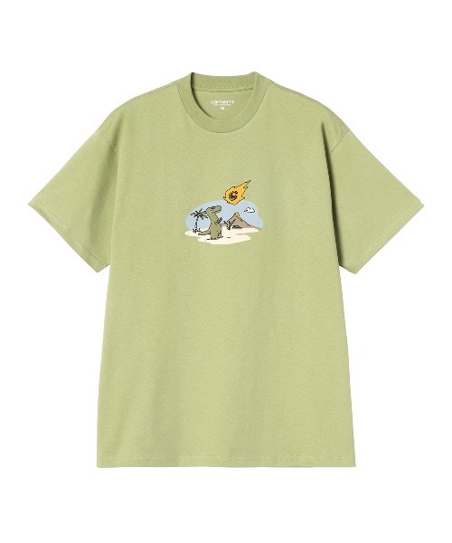 Carhartt WIP（カーハートダブリューアイピー）の「Carhartt WIP S/S IMPACT T-SHIRT（カーハートワークインプログレス S/S インパクト Tシャツ）（Tシャツ/カットソー・メンズ・ブラック/ホワイト/グリーン系・SMALL/MEDIUM/LARGE/X-LARGE）」の3枚目の写真