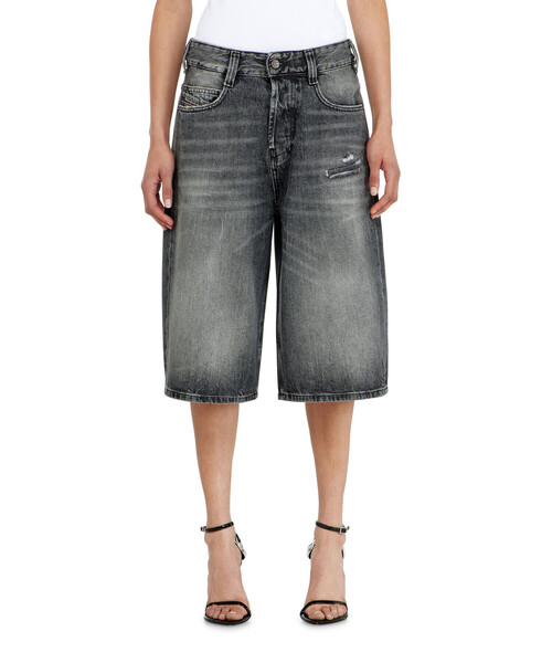 パンツ DIESEL/新品未使用/ブラックデニムショートパンツ/ディーゼル