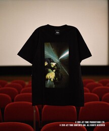 【おしゃれ⭐ADAM ET ROPE】白　緑カモフラ柄　バッグプリント　Tシャツ Size【XL】 A BATHING APE ア ベイシング エイプ ABCサル迷彩柄