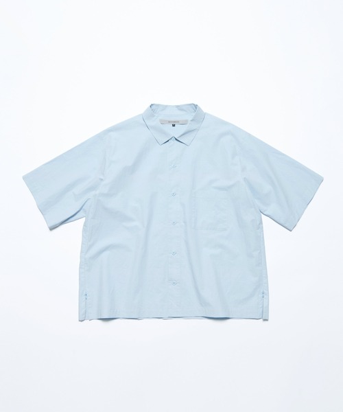 BASISBROEK(バシスブルック)の「PUTTEN -SOLID-(シャツ/ブラウス・メンズ・サックスブルー・1)」の1枚目の写真