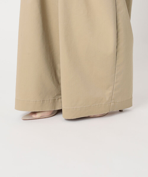 plage（プラージュ）の「《追加》R’IAM Super wide CHINO パンツ 4（チノパンツ・レディース・ベージュ・32/34/36/38）」の21枚目の写真
