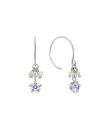 セール】K18・K14WGティアドロップピアス（ピアス（両耳用））｜con