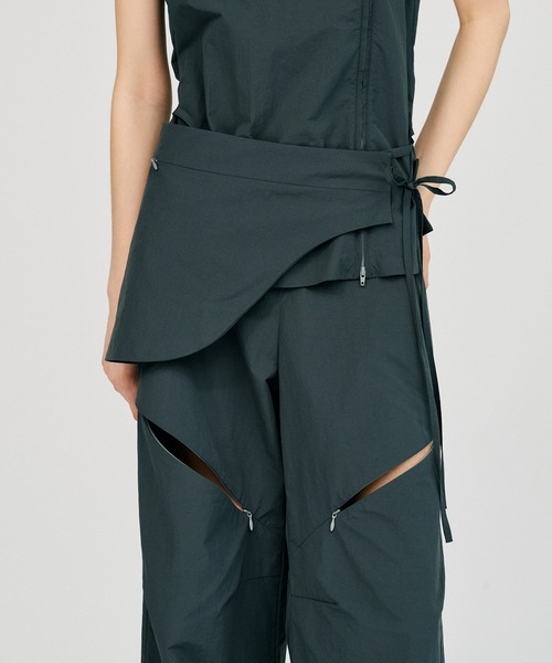 PRANK PROJECT（プランクプロジェクト）の「【2026Summer Pre-Order】ジップユーティリティパンツ / Zip Utility Pants（その他パンツ・レディース・グレー/ブラック・38/36）」の11枚目の写真