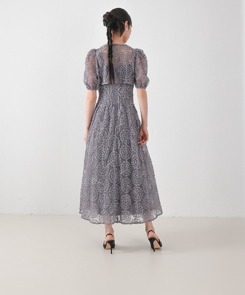 Kana(カナ)の「バルーンシルエットワンピースドレス パーティー ドレス 結婚式 お呼ばれ オケージョンドレス(ドレス・レディース・イエロー/グレー/ブラック・S/M)」の16枚目の写真