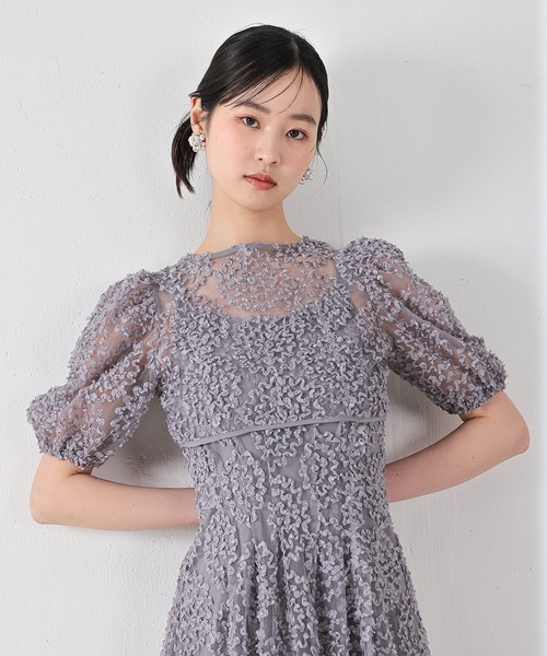 Kana(カナ)の「バルーンシルエットワンピースドレス パーティー ドレス 結婚式 お呼ばれ オケージョンドレス(ドレス・レディース・イエロー/グレー/ブラック・S/M)」の18枚目の写真