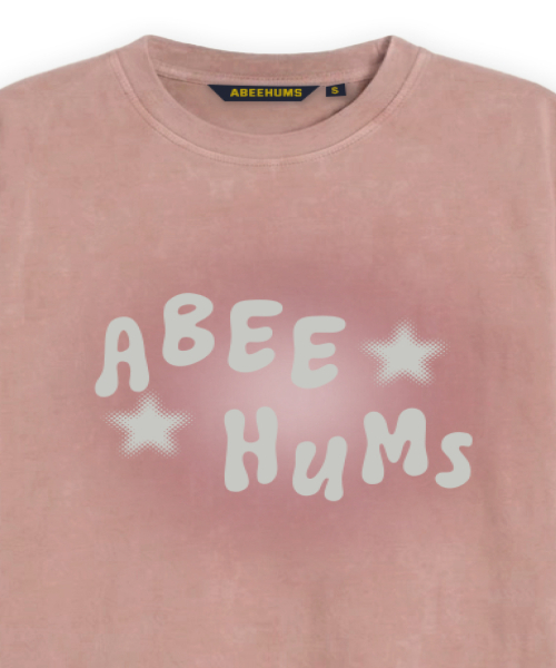 ABEEHUMS（アビハムズ）の「ピグメントダイングパンク半袖Tシャツ ABH365-110 ダスティピンク（Tシャツ/カットソー・レディース・ピンクベージュ・SMALL/MEDIUM）」の4枚目の写真