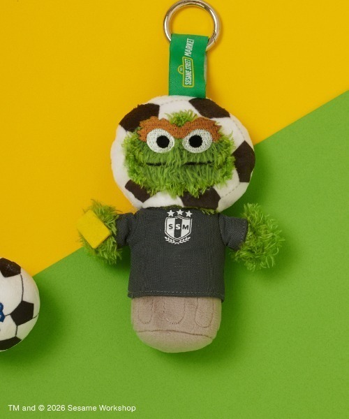 ぬいぐるみチャーム（SOCCER）（キーホルダー）｜SESAME STREET