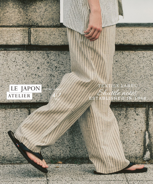 LE JAPON ATELIER SN サックパンツ（スラックス）｜417 EDIFICE