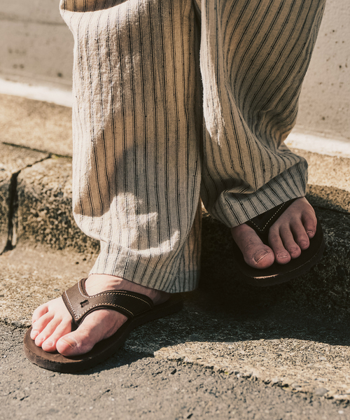 417 EDIFICE（フォーワンセブンエディフィス）の「LE JAPON ATELIER SN サックパンツ（スラックス・メンズ・ブラック/アイボリー/ネイビー・SMALL/LARGE/MEDIUM）」の4枚目の写真