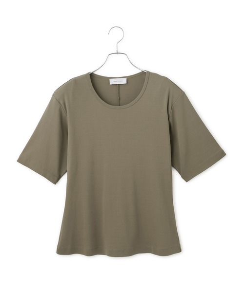 ADAM ET ROPE'(アダムエロペ)の「ショルダーパッドTEE(Tシャツ/カットソー・レディース・ブラック/ベージュ系その他2・FREE)」の10枚目の写真