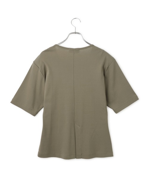 ADAM ET ROPE'(アダムエロペ)の「ショルダーパッドTEE(Tシャツ/カットソー・レディース・ブラック/ベージュ系その他2・FREE)」の11枚目の写真