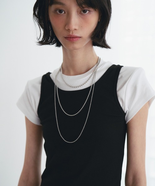 SOEMIN(ソミン)の「Multi-way tank top/マルチウェイタンクトップ(Tシャツ/カットソー・レディース・ブラック/ピンク・FREE)」の7枚目の写真