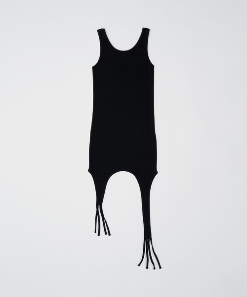 SOEMIN(ソミン)の「Multi-way tank top/マルチウェイタンクトップ(Tシャツ/カットソー・レディース・ブラック/ピンク・FREE)」の4枚目の写真