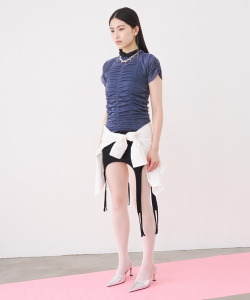 SOEMIN(ソミン)の「Multi-way tank top/マルチウェイタンクトップ(Tシャツ/カットソー・レディース・ブラック/ピンク・FREE)」の17枚目の写真