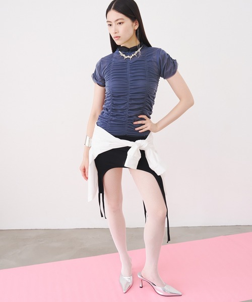SOEMIN(ソミン)の「Multi-way tank top/マルチウェイタンクトップ(Tシャツ/カットソー・レディース・ブラック/ピンク・FREE)」の18枚目の写真