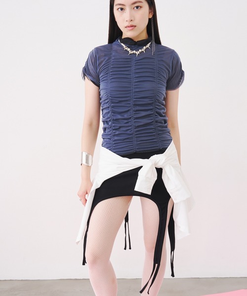 SOEMIN(ソミン)の「Multi-way tank top/マルチウェイタンクトップ(Tシャツ/カットソー・レディース・ブラック/ピンク・FREE)」の19枚目の写真