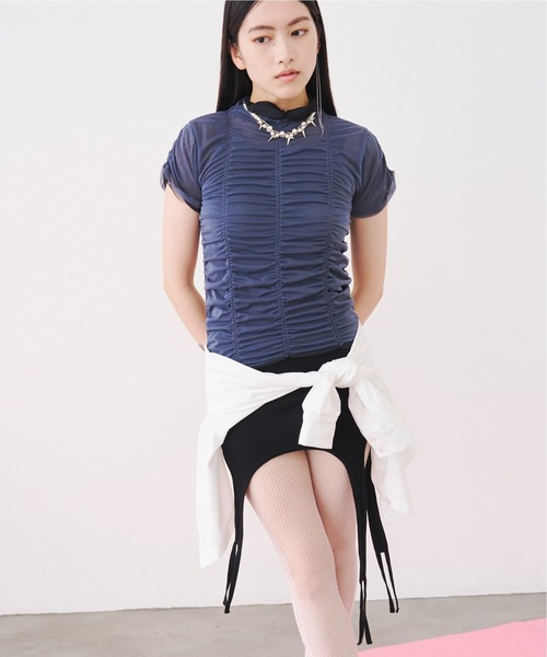 SOEMIN(ソミン)の「Multi-way tank top/マルチウェイタンクトップ(Tシャツ/カットソー・レディース・ブラック/ピンク・FREE)」の20枚目の写真