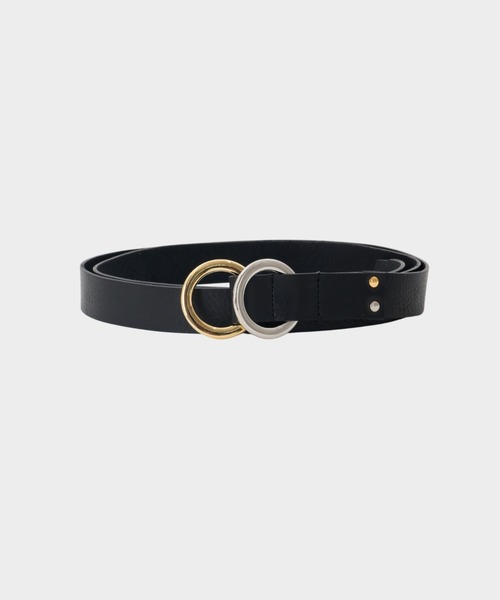 CINOH(チノ)の「MARUKAN LEATHER BELT(ベルト・レディース・ブラック・FREE)」の1枚目の写真
