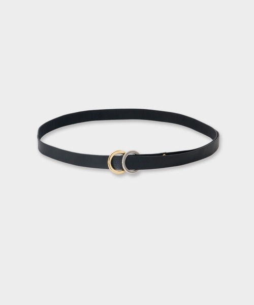 CINOH(チノ)の「MARUKAN LEATHER BELT(ベルト・レディース・ブラック・FREE)」の2枚目の写真