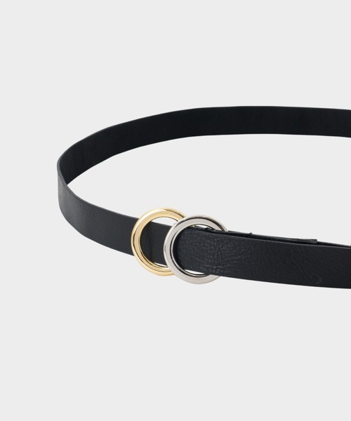 CINOH(チノ)の「MARUKAN LEATHER BELT(ベルト・レディース・ブラック・FREE)」の3枚目の写真