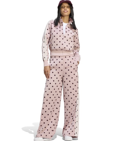 adidas(アディダス)の「adidas SATIN POLKA DOTS WIDE LEG PANT / アディダス サテン 水玉 ワイド レッグ パンツ(その他パンツ・レディース・ライラック・L/M/S/XL)」の9枚目の写真