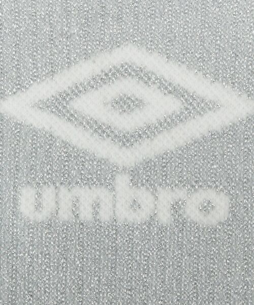 UMBRO（アンブロ）の「◆【umbro／アンブロ】ロゴ入りラメソックス（ソックス/靴下・レディース・シルバー/ブラック・00）」の9枚目の写真