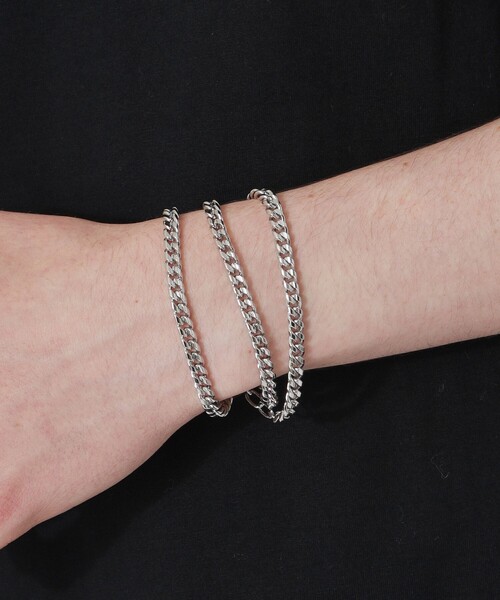 LOVELESS(ラブレス)の「【UNISEX】フラットリンクチェーンネックレス(ネックレス・メンズ・シルバー系その他・FREE)」の7枚目の写真