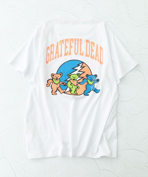 Grateful Dead(グレイトフルデッド)の「GRATEFULDEAD グレイトフルデッド 接触冷感 プリント T 半袖(Tシャツ/カットソー・メンズ・オフホワイト/ダークグリーン/チャコールグレー/ブラック/ブラック系1/チャコール/オリーブ/ホワイト系1・L/M/XL)」の22枚目の写真
