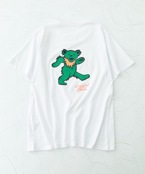 Grateful Dead(グレイトフルデッド)の「GRATEFULDEAD グレイトフルデッド 接触冷感 プリント T 半袖(Tシャツ/カットソー・メンズ・オフホワイト/ダークグリーン/チャコールグレー/ブラック/ブラック系1/チャコール/オリーブ/ホワイト系1・L/M/XL)」の12枚目の写真