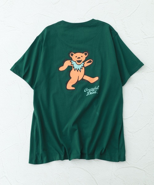 Grateful Dead(グレイトフルデッド)の「GRATEFULDEAD グレイトフルデッド 接触冷感 プリント T 半袖(Tシャツ/カットソー・メンズ・オフホワイト/ダークグリーン/チャコールグレー/ブラック/ブラック系1/チャコール/オリーブ/ホワイト系1・L/M/XL)」の20枚目の写真