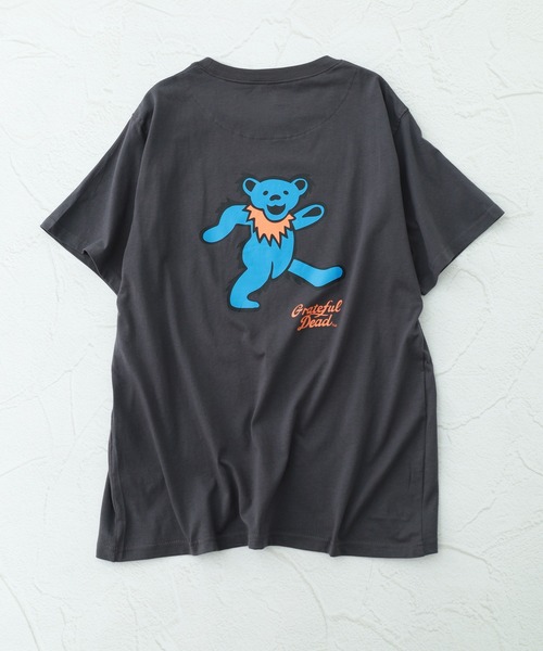 Grateful Dead(グレイトフルデッド)の「GRATEFULDEAD グレイトフルデッド 接触冷感 プリント T 半袖(Tシャツ/カットソー・メンズ・オフホワイト/ダークグリーン/チャコールグレー/ブラック/ブラック系1/チャコール/オリーブ/ホワイト系1・L/M/XL)」の18枚目の写真