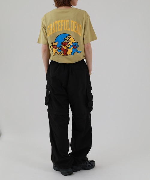 Grateful Dead(グレイトフルデッド)の「GRATEFULDEAD グレイトフルデッド 接触冷感 プリント T 半袖(Tシャツ/カットソー・メンズ・オフホワイト/ダークグリーン/チャコールグレー/ブラック/ブラック系1/チャコール/オリーブ/ホワイト系1・L/M/XL)」の10枚目の写真
