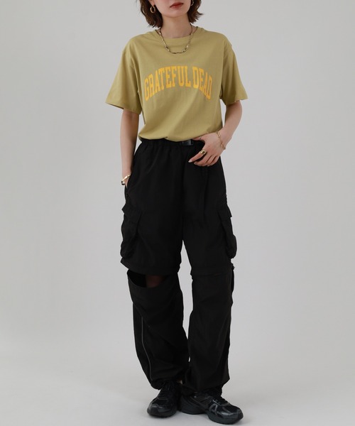 Grateful Dead(グレイトフルデッド)の「GRATEFULDEAD グレイトフルデッド 接触冷感 プリント T 半袖(Tシャツ/カットソー・メンズ・オフホワイト/ダークグリーン/チャコールグレー/ブラック/ブラック系1/チャコール/オリーブ/ホワイト系1・L/M/XL)」の9枚目の写真