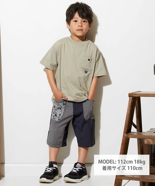 WASK(ワスク)の「5.5分丈クライマーパンツ(110~160cm)(その他パンツ・キッズ・ブルー系その他2/グレー系その他・140cm/160cm/150cm)」の3枚目の写真