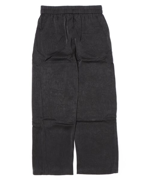 AsheKsha(アシクシャ)の「ドレープの伸縮性のあるウエストワイドレッグパンツ(その他パンツ・レディース・ベージュ/ブラック・L/M/S)」の3枚目の写真