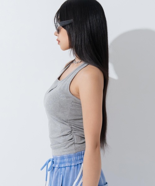 ANAP(アナップ)の「ホルターネック カップ付 タンクトップ(タンクトップ・レディース・ブラック/グレー/ホワイト・F)」の20枚目の写真