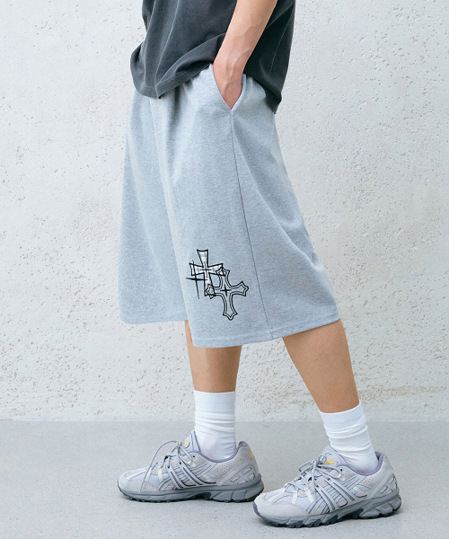 GAKKAI UNIONS(ガッカイユニオンズ)の「チェックアプリケバミューダパンツ グレー(その他パンツ・レディース・その他・SMALL/MEDIUM/LARGE/X-LARGE)」の8枚目の写真
