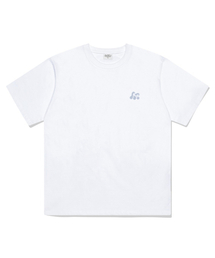 MORF スモールシンボルオーバーサイズ半袖Tシャツホワイト