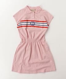 GUCCI（グッチ）の「【KIDS】ボーダー柄シャツワンピース（シャツワンピース）」