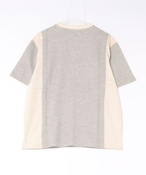NO WAY(ノーウェイ)の「/MMMM/イレギュラーテレコ サイドパネルドTEE(Tシャツ/カットソー・メンズ・ベージュ・LARGE)」の2枚目の写真