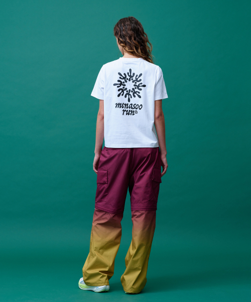 MENASOO(ミナス)の「Run Symbol Sorona T Shirt (Basic Fit)_White(Tシャツ/カットソー・レディース・ホワイト・1/2/3)」の4枚目の写真