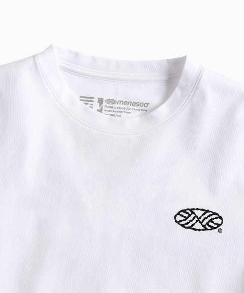 MENASOO(ミナス)の「Run Symbol Sorona T Shirt (Basic Fit)_White(Tシャツ/カットソー・レディース・ホワイト・1/2/3)」の16枚目の写真