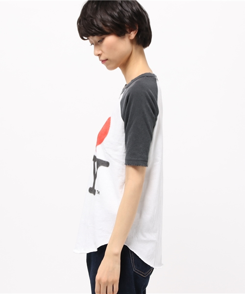JUNK FOOD(ジャンクフード)の「I Heart NY ラグラン(Tシャツ/カットソー・レディース・ホワイト・SMALL)」の3枚目の写真