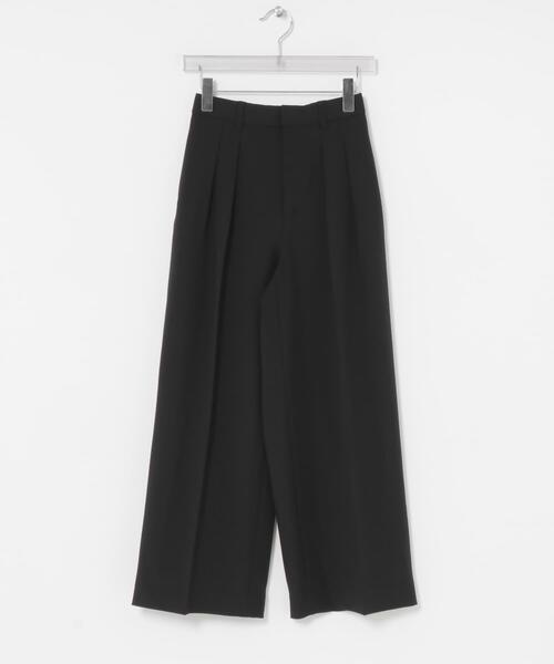 URBAN RESEARCH(アーバンリサーチ)の「『UVカット/イージーケア』ドライギャバツータックパンツ(その他パンツ・レディース・ブラック/グレー・38/36)」の11枚目の写真