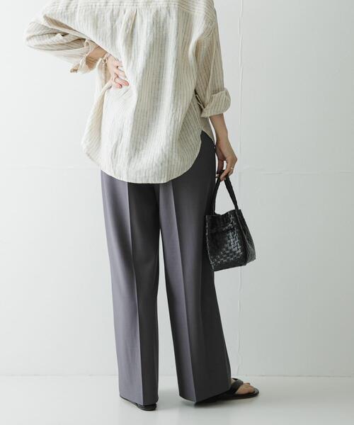 URBAN RESEARCH(アーバンリサーチ)の「『UVカット/イージーケア』ドライギャバツータックパンツ(その他パンツ・レディース・ブラック/グレー・38/36)」の22枚目の写真