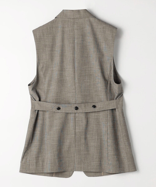 COMME CA（コムサ）の「〔 Sサイズ 〕 ストレッチミニ千鳥 ジレ（ベスト・レディース・ブラック系その他/ベージュ系その他・5号）」の9枚目の写真