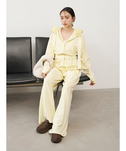 SNIDEL(スナイデル)の「【UV/セットアップ対応】ペプラムスウェットパンツ(その他パンツ・レディース・イエロー/グレー/ブラウン・0/1)」の21枚目の写真