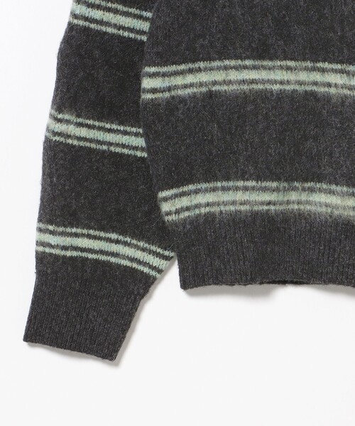 BEAMS HEART(ビームスハート)の「シャギー ニット ポロ(ニット/セーター・メンズ・ブラウン/チャコールグレー・SMALL/MEDIUM/LARGE)」の14枚目の写真