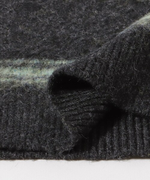BEAMS HEART(ビームスハート)の「シャギー ニット ポロ(ニット/セーター・メンズ・ブラウン/チャコールグレー・SMALL/MEDIUM/LARGE)」の16枚目の写真