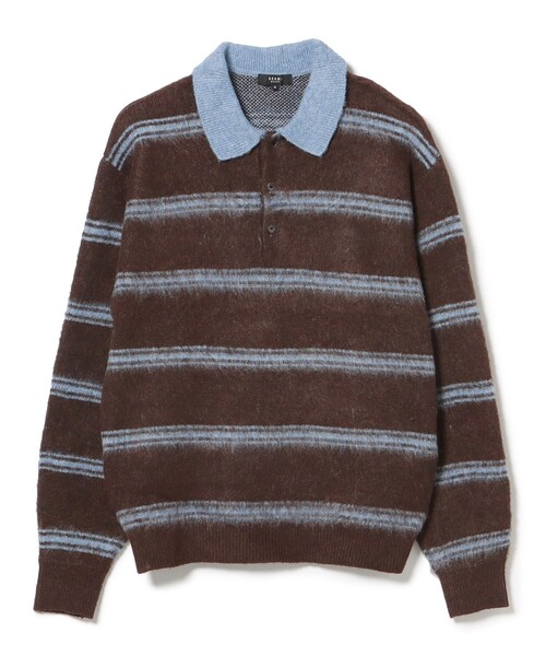 BEAMS HEART(ビームスハート)の「シャギー ニット ポロ(ニット/セーター・メンズ・ブラウン/チャコールグレー・SMALL/MEDIUM/LARGE)」の18枚目の写真